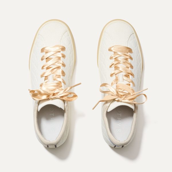 The Lace Up Sneaker - Quilted Cloud - Image 5