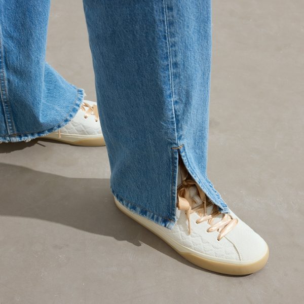 The Lace Up Sneaker - Quilted Cloud - Image 3
