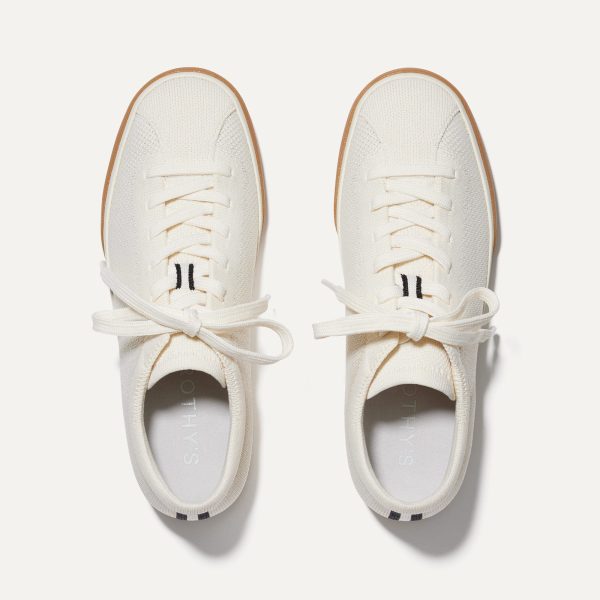 The Lace Up Sneaker - Blonde - Image 4