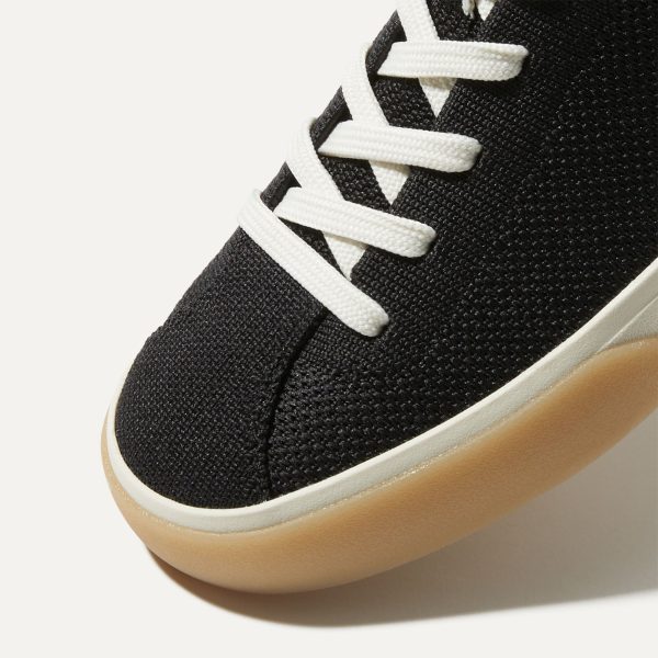 The Lace Up Sneaker - Black - Image 7
