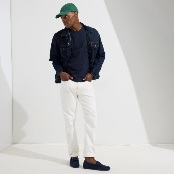 The Driving Loafer - Navy Herringbone - Image 3