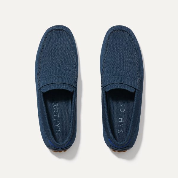 The Driving Loafer - Navy - Image 4