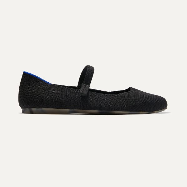 The Square Mary Jane - Black - Image 6