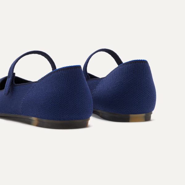 The Square Mary Jane - Deep Navy - Image 3