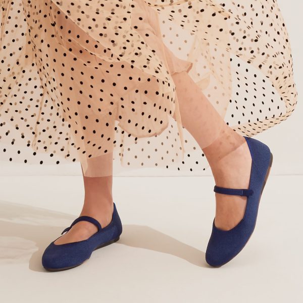 The Square Mary Jane - Deep Navy - Image 2