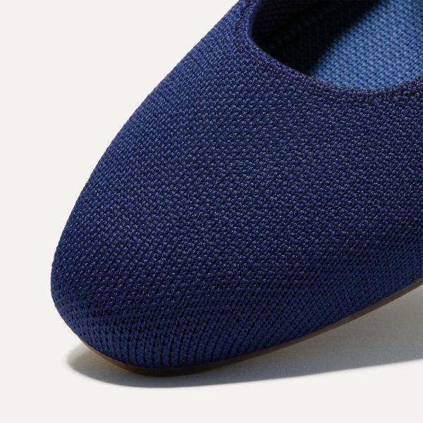 The Square Mary Jane - Deep Navy - Image 6