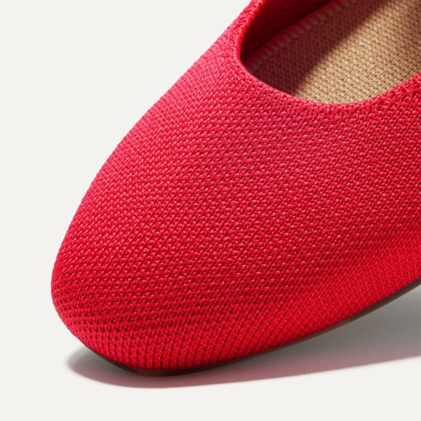 The Square Mary Jane - Lollipop Red - Image 7