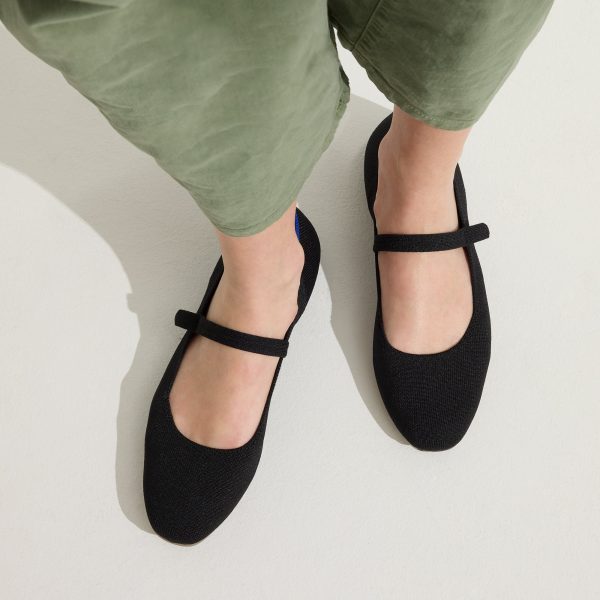 The Square Mary Jane - Black - Image 2