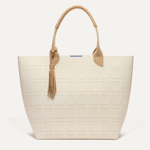 The Lightweight Tote - Ivory Perf
