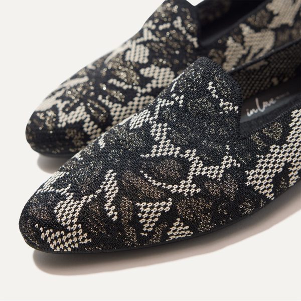 The Almond Loafer - Black Chantilly - Image 2