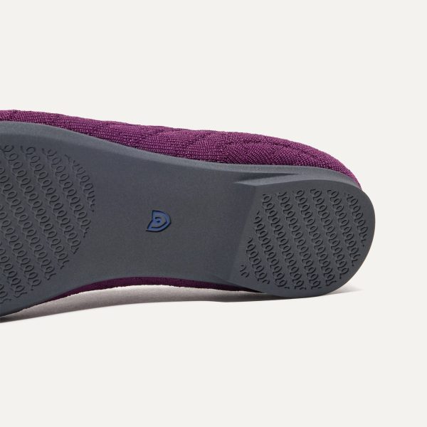 The Almond Loafer - Quilted Plum - Image 7