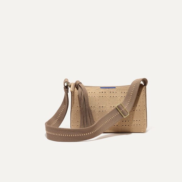 The Casual Crossbody - Brown Perf