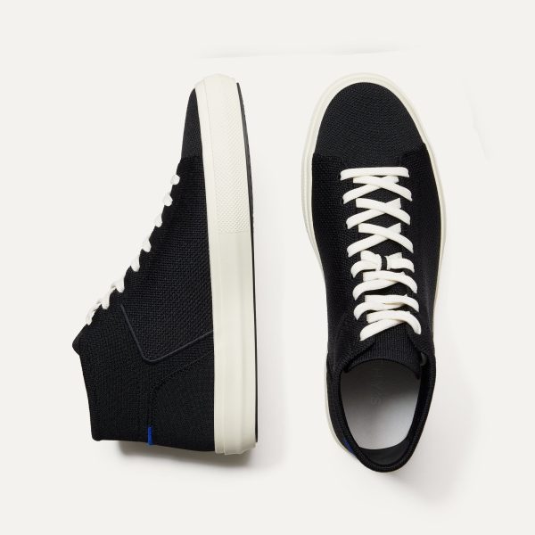 The Women's High Top Sneaker - Black - Image 4