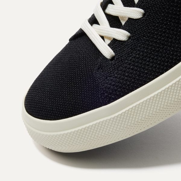 The Women's High Top Sneaker - Black - Image 7