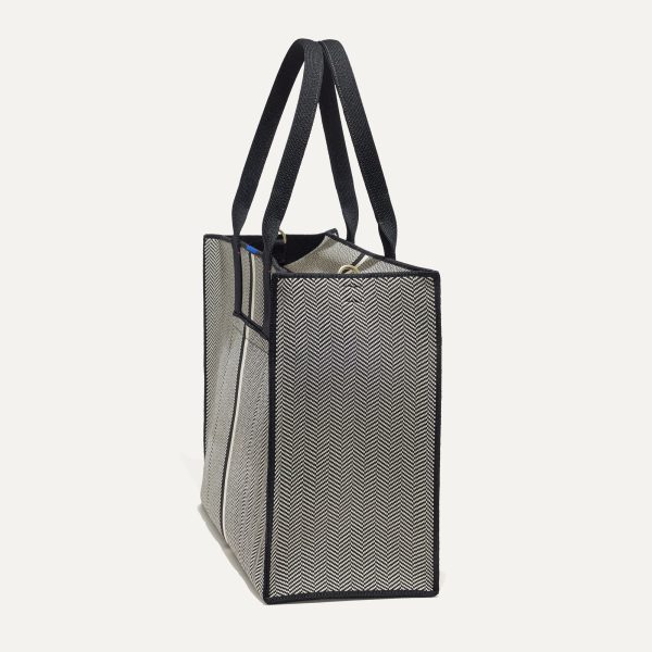 The Classic Tote - Mist Herringbone - Image 4