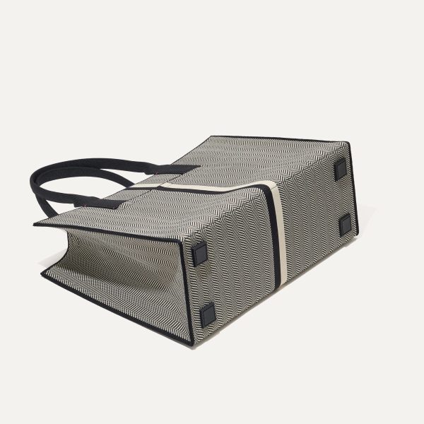The Classic Tote - Mist Herringbone - Image 5