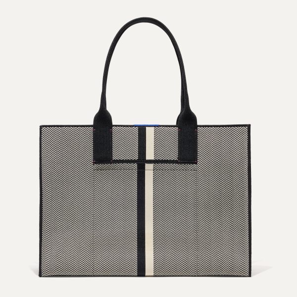 The Classic Tote - Mist Herringbone - Image 2