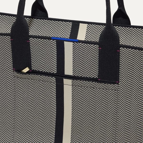 The Classic Tote - Mist Herringbone - Image 7