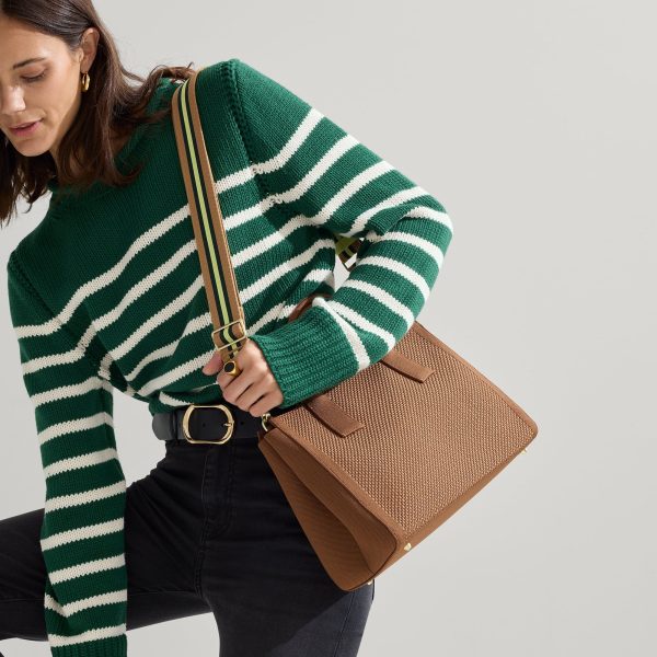 The Crossbody Strap - Neon Pine Stripe - Image 2