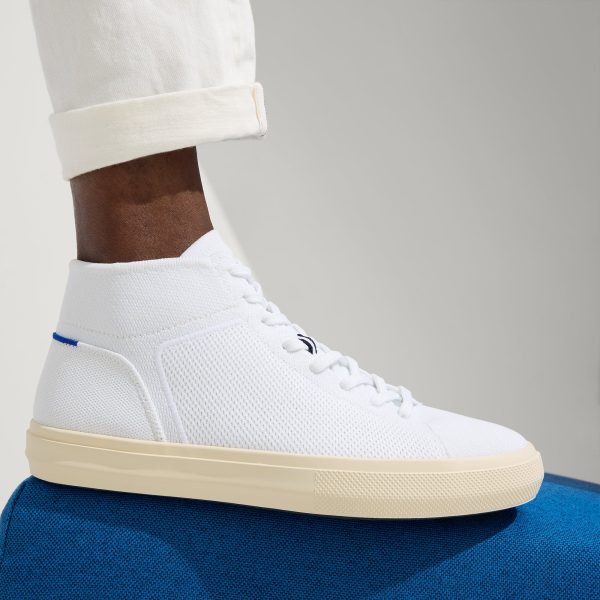 The Men's High Top Sneaker - Bright White - Image 2
