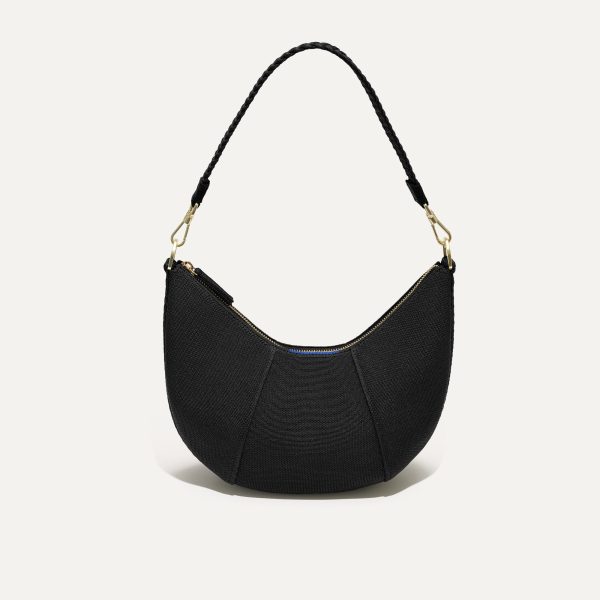 The Crescent Bag - Black Licorice