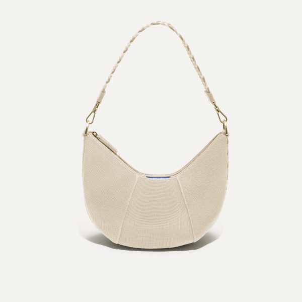 The Crescent Bag - Cream Twist