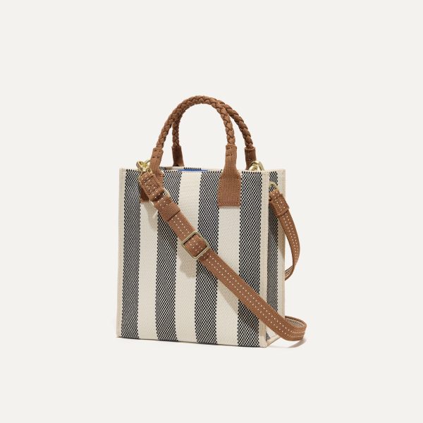 The Petite Classic Tote - Cabana Stripe