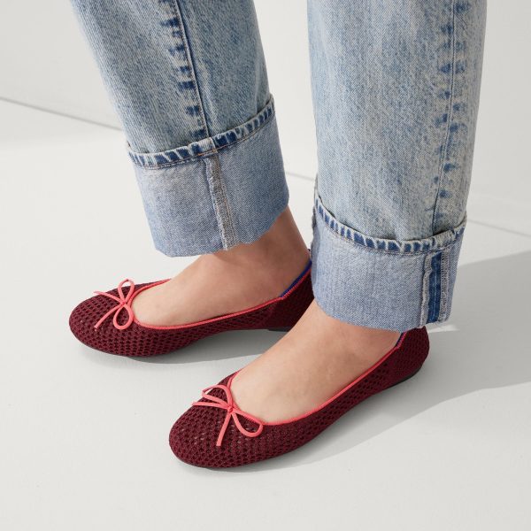 The Ballet Flat - Berry Mesh - Image 2