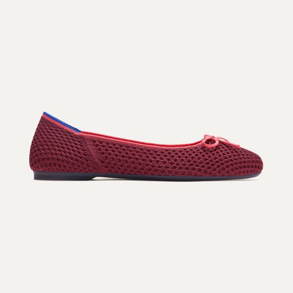 The Ballet Flat - Berry Mesh - Image 4