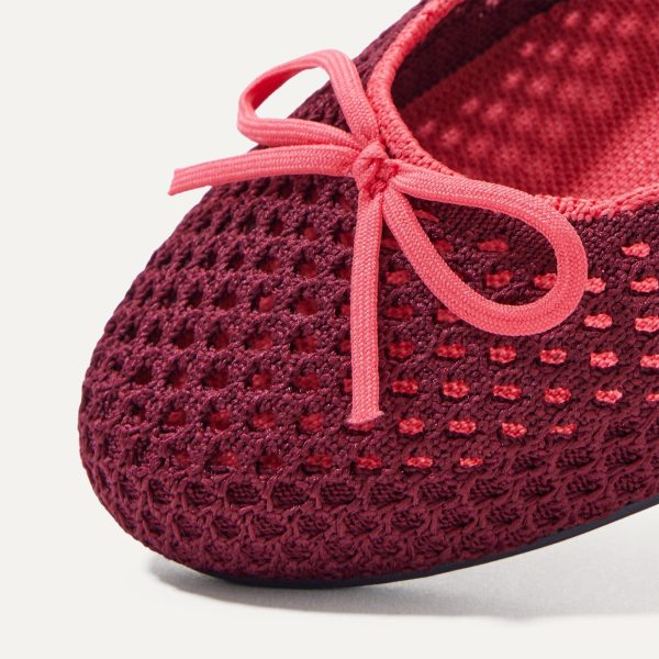 The Ballet Flat - Berry Mesh - Image 5