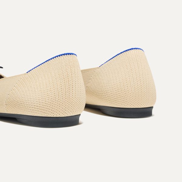 The Ballet Flat - Cream Captoe - Image 7