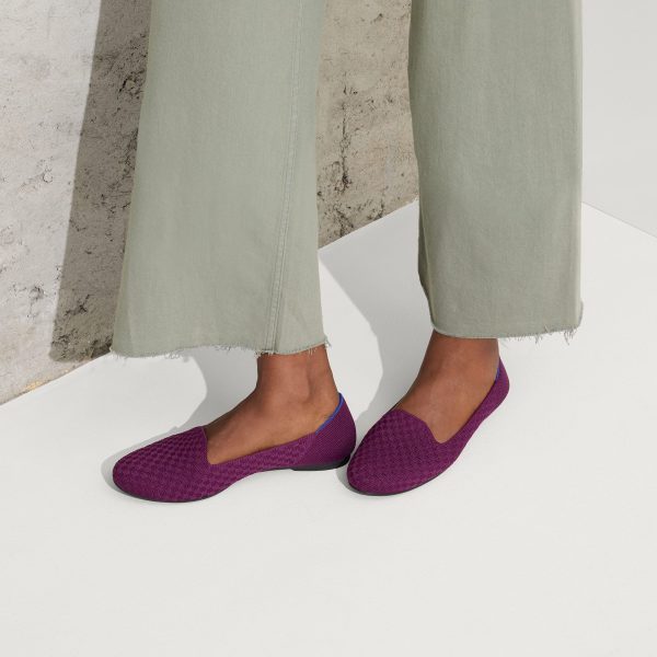 The Lounge Loafer - Plum Basketweave - Image 2