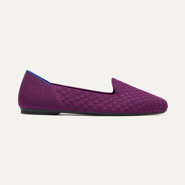 The Lounge Loafer - Plum Basketweave - Image 4