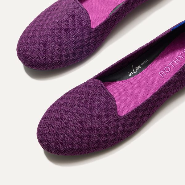 The Lounge Loafer - Plum Basketweave - Image 7