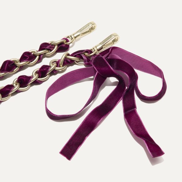 The Shoulder Strap - Velvet Plum Chain - Image 4