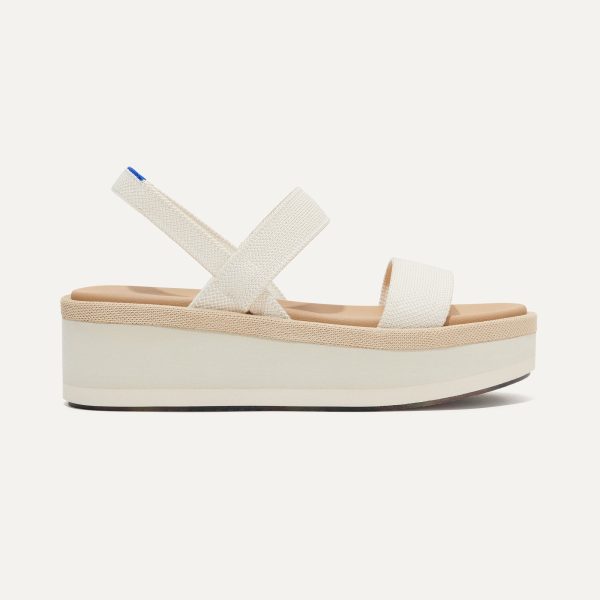 The Lightweight Wedge Sandal - Salt - Image 4