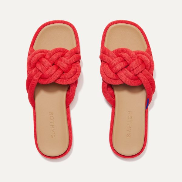 The Summer Sandal - Red Hot