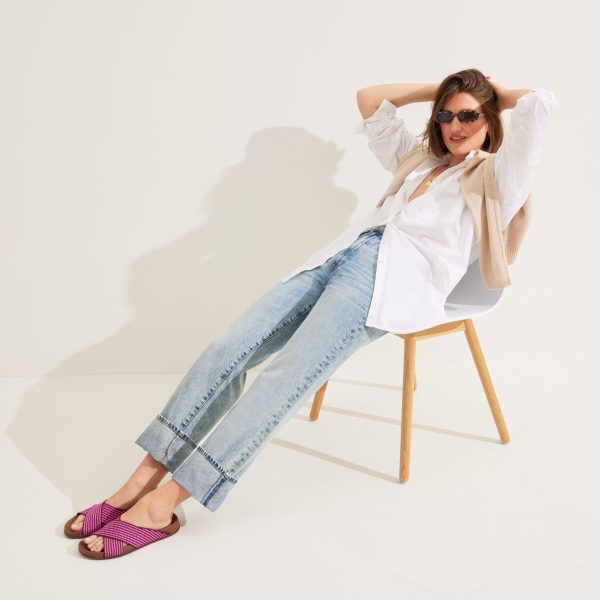 The Weekend Slide - Sangria Stripe - Image 3