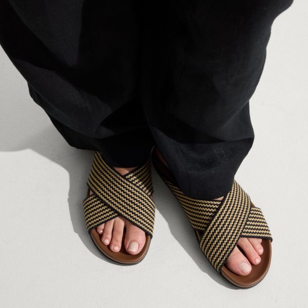 The Weekend Slide - Toffee Stripe - Image 2