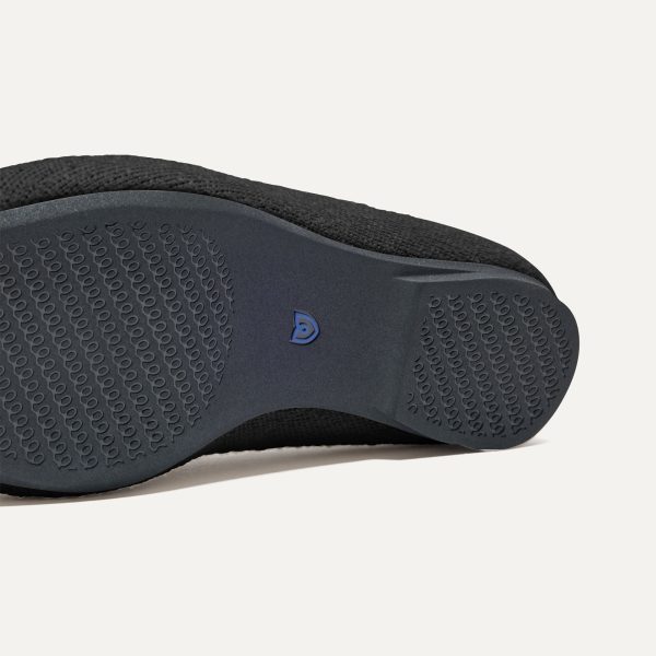 The Double Bit Loafer Mule - Black Bouclé - Image 7