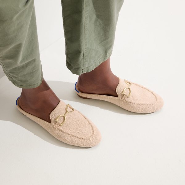 The Double Bit Loafer Mule - Bunny Bouclé - Image 3