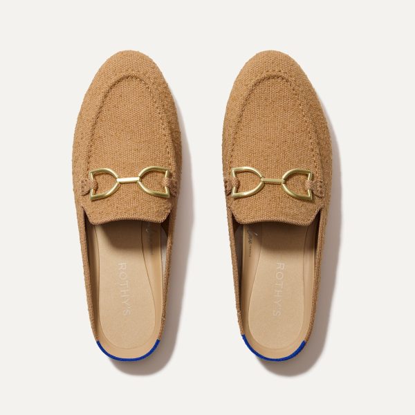 The Double Bit Loafer Mule - Wren Bouclé