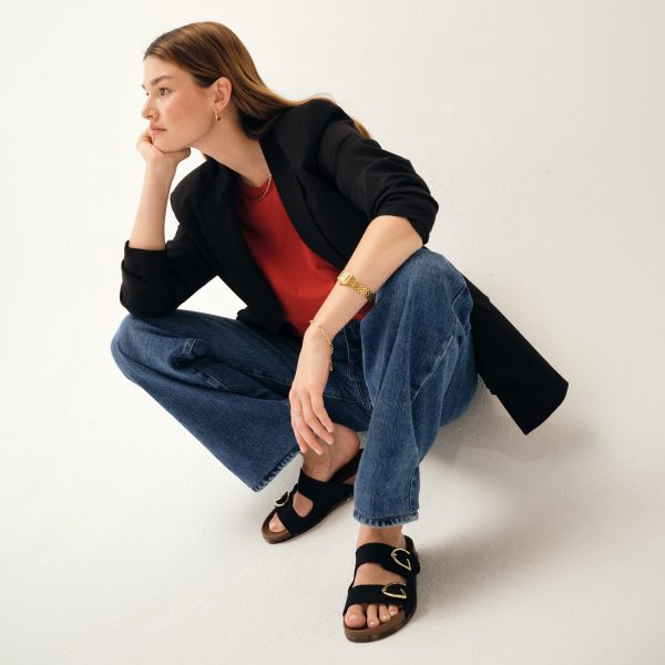 The Buckle Slide - Black - Image 4