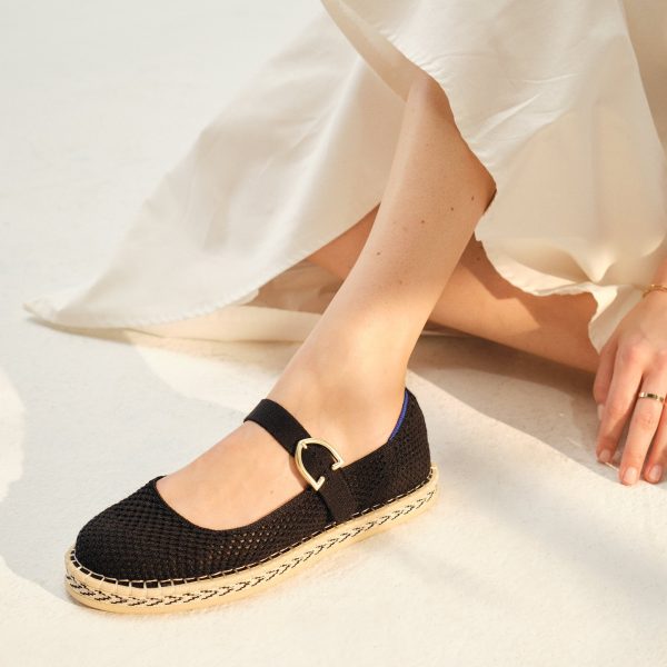 The Espadrille Mary Jane - Black - Image 2