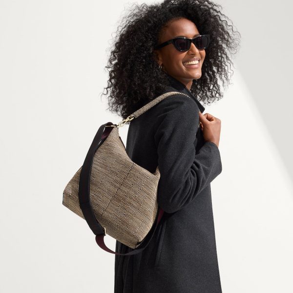 The Mini Zip Bucket - Cacao Herringbone - Image 3