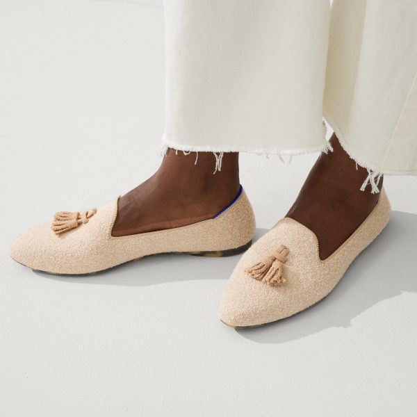 The Almond Tassel Loafer - Toasty Bouclé - Image 3