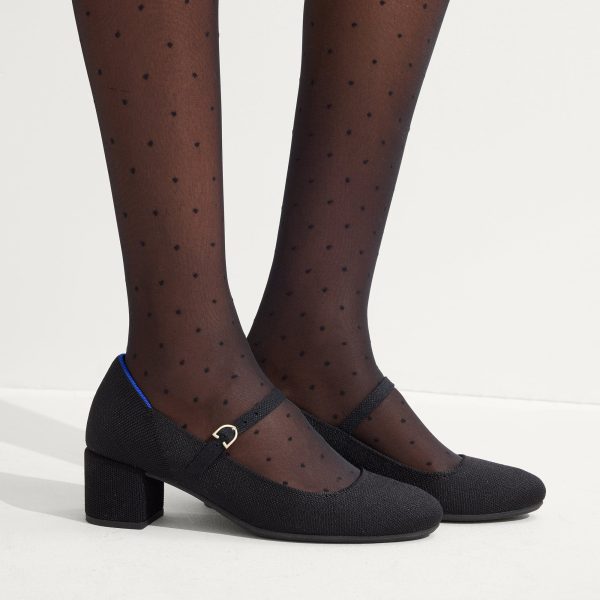 The Mary Jane Heel - Black - Image 2