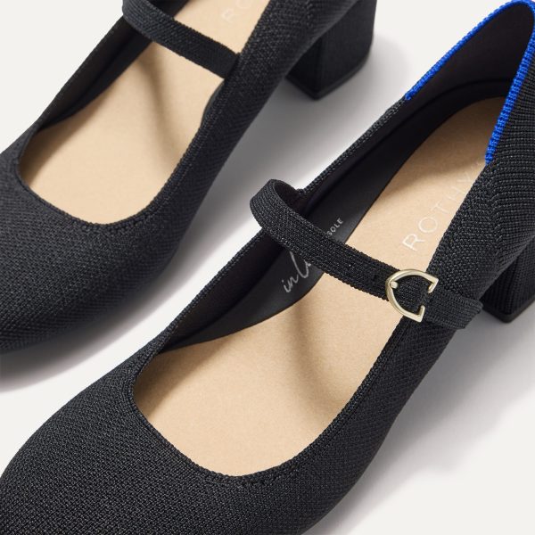 The Mary Jane Heel - Black - Image 8