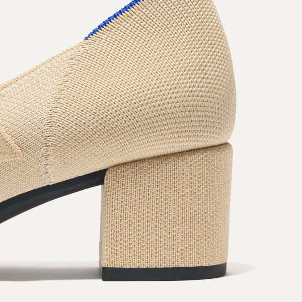 The Mary Jane Heel - Cream Captoe - Image 7