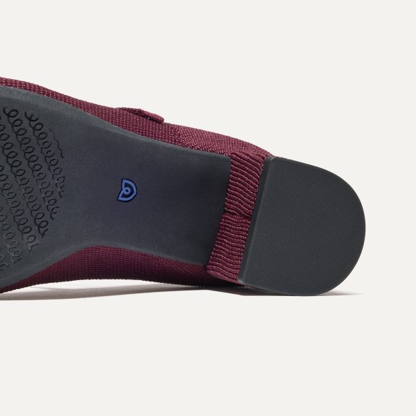 The Mary Jane Heel - Wine Red - Image 6